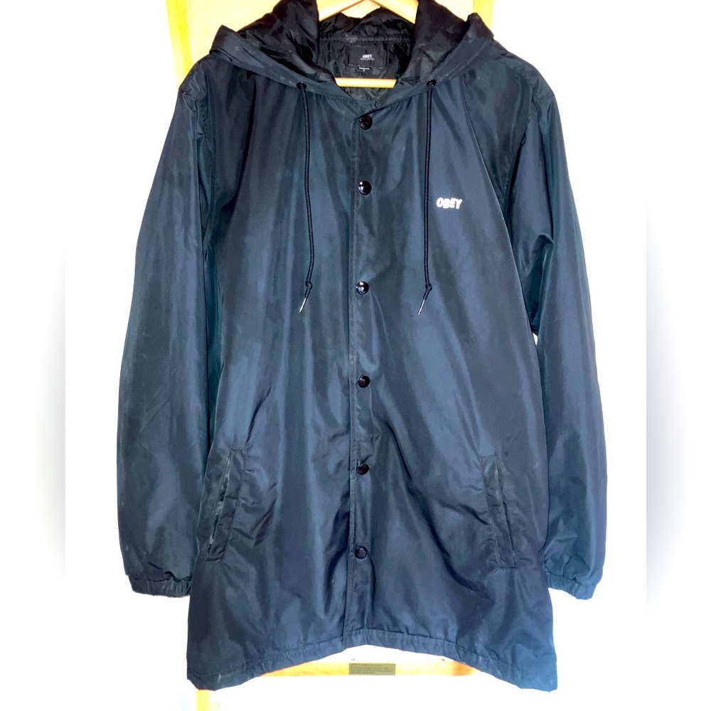 Obey Hooded Jacket Men’s Size L